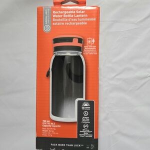 SOL Rechargeable Solar Water Bottle Lantern